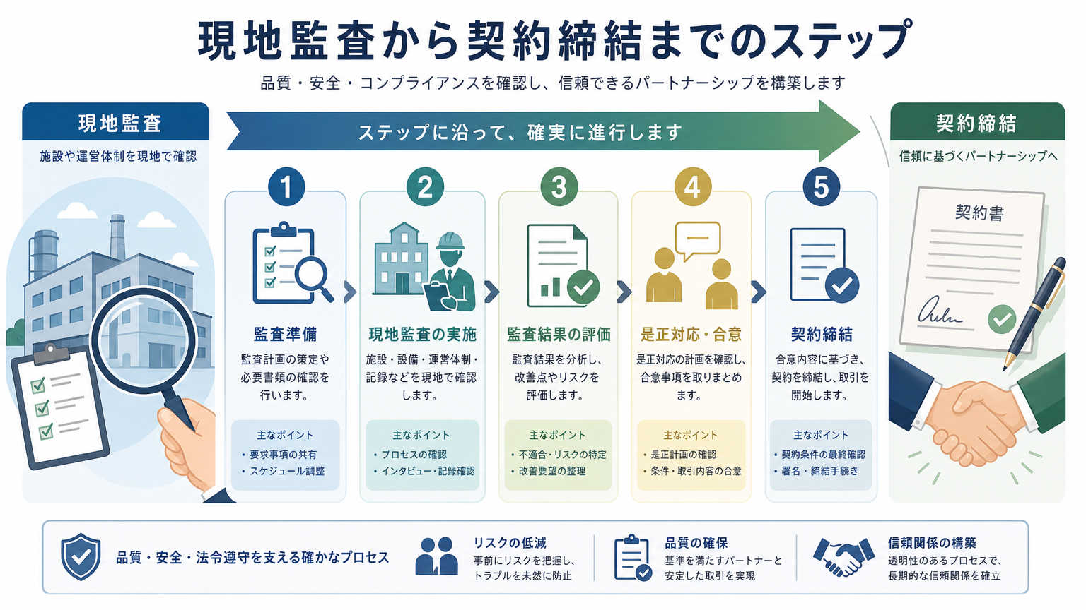 委託先選定の実務的な進め方